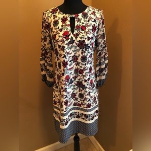 Beautiful Taylor Dress with 3/4 Sheer Sleeves
